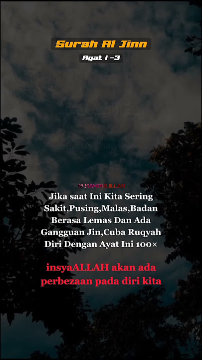 Surah Al Jinn,,Ayat 1 - 3,,~ Alhamdulillah