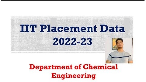 Chemical Engineering Department 2022 23 |  Job Roles and Package I IIT BHU placements