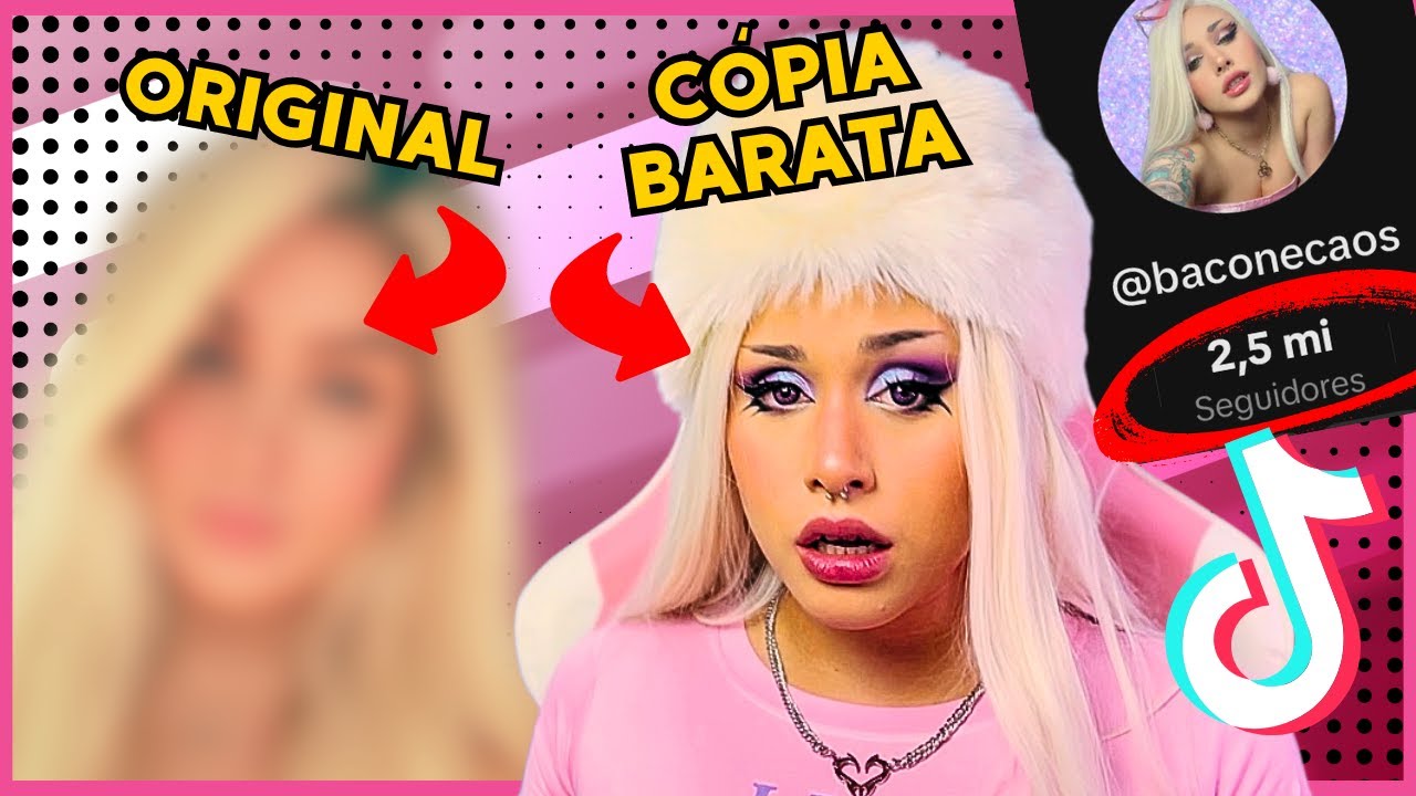 Copiei uma TikToker gringa e ganhei 2 MILHÕES de seguidores