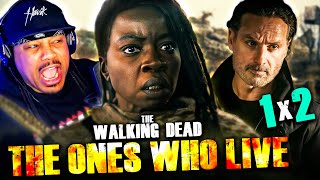 RICK AND MICHONNE!! | The Ones Who Live | 1X2 | The Walking  Dead | REACTION | Commentary