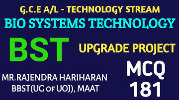 BST UPGRADE PROJECT ( MCQ 181) - BIO SYSTEMS TECHNOLOGY | TAMIL | BST MCQ EXPLANATION FOR BIO TECHIE