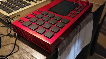 Akai Live MPC Custom Ruby Red Paint and 32GB internal sd memory with 500GB Sata SSHD
