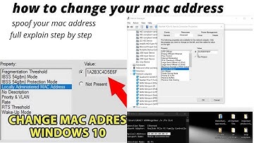 How to change your windows MAC  address |  spoof MAC address #macaddress #windows10 #mac