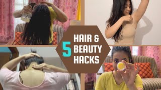 5 Amazing Hair & Beauty Hacks You Must Try | SHEF #hacks #skincare #top5