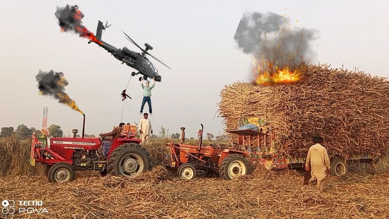 MF 385 treacter amazing and trali gana luding