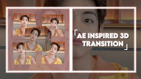 「Alight Motion」AE Inspired 3D Transition | Tutorial