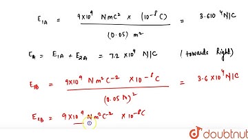 Two point charges `q_(1) and q_(2)`, of magnitude `+10^(8) C and 10^(8)C`, respectively, are pla...