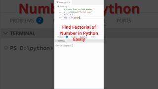 Python Trick | Find Factorial in Just 1 Line!