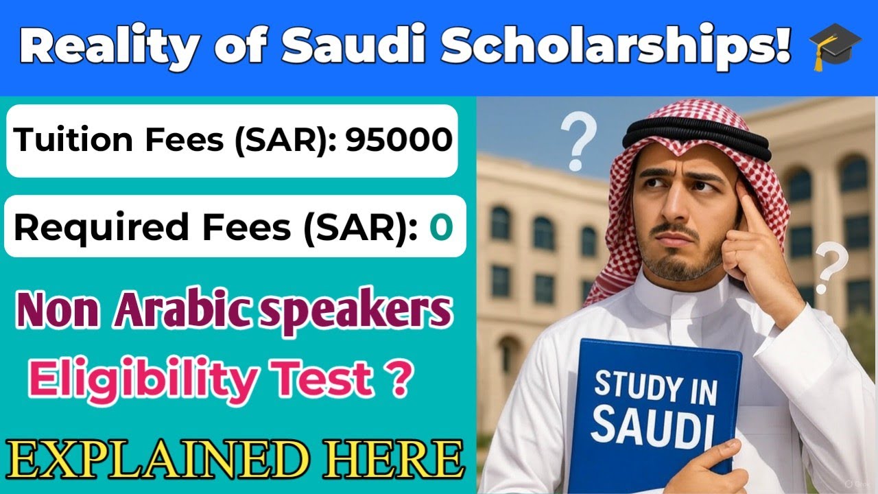 📚 Study in Saudi Arabia Scholarship 2025 | Tuition & Fees, Eligibility for Arabic Speakers Explained