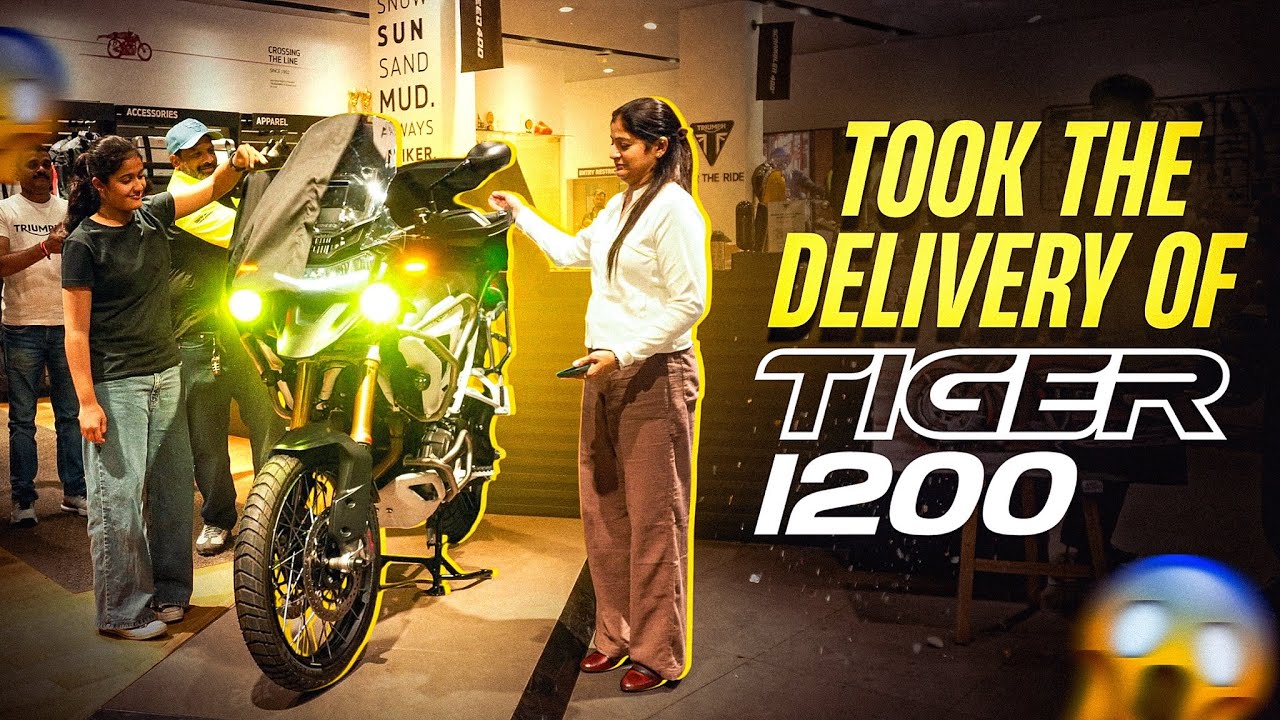Delivery of Triumph Tiger 1200