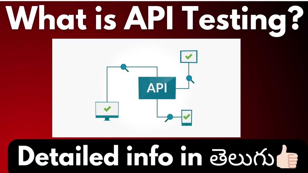 Api ๐ What Is API Testing๐ค detailed info In telugu๐๐ป - YouTube