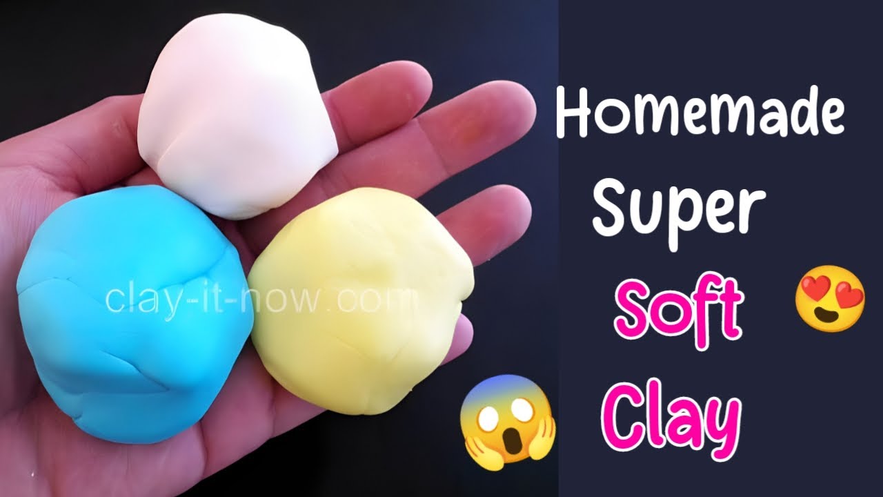 How To Make Clay 😍 How To Make Super Soft Clay • Homemade Soft