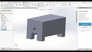 Tutorial SolidWorks Exercise #004  | Beginner Part Modeling