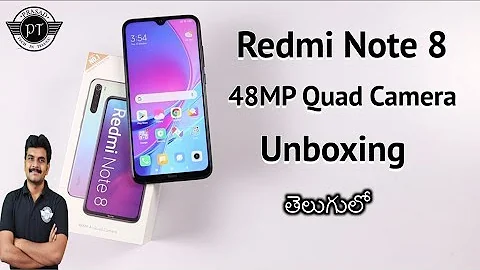 Redmi Note 8 Unboxing & initial impressions ll in Telugu ll
