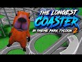 Trying to make the LONGEST coaster ever in tpt2...
