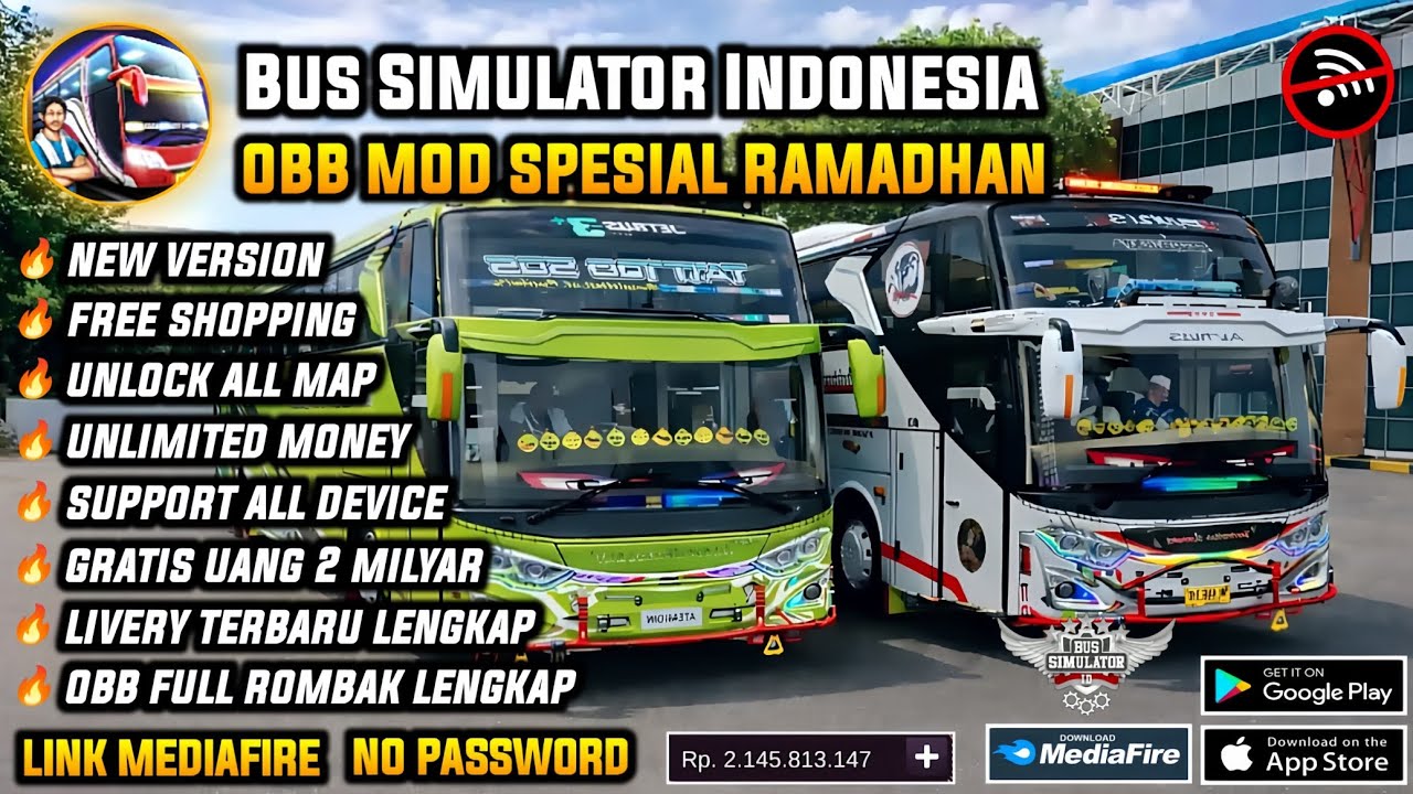 UPDATE BUSSID MOD APK 4.4.1 | CARA PASANG OBB + APK BUSSID V4.4.1 TERBARU | DI ANDROID OFFLINE