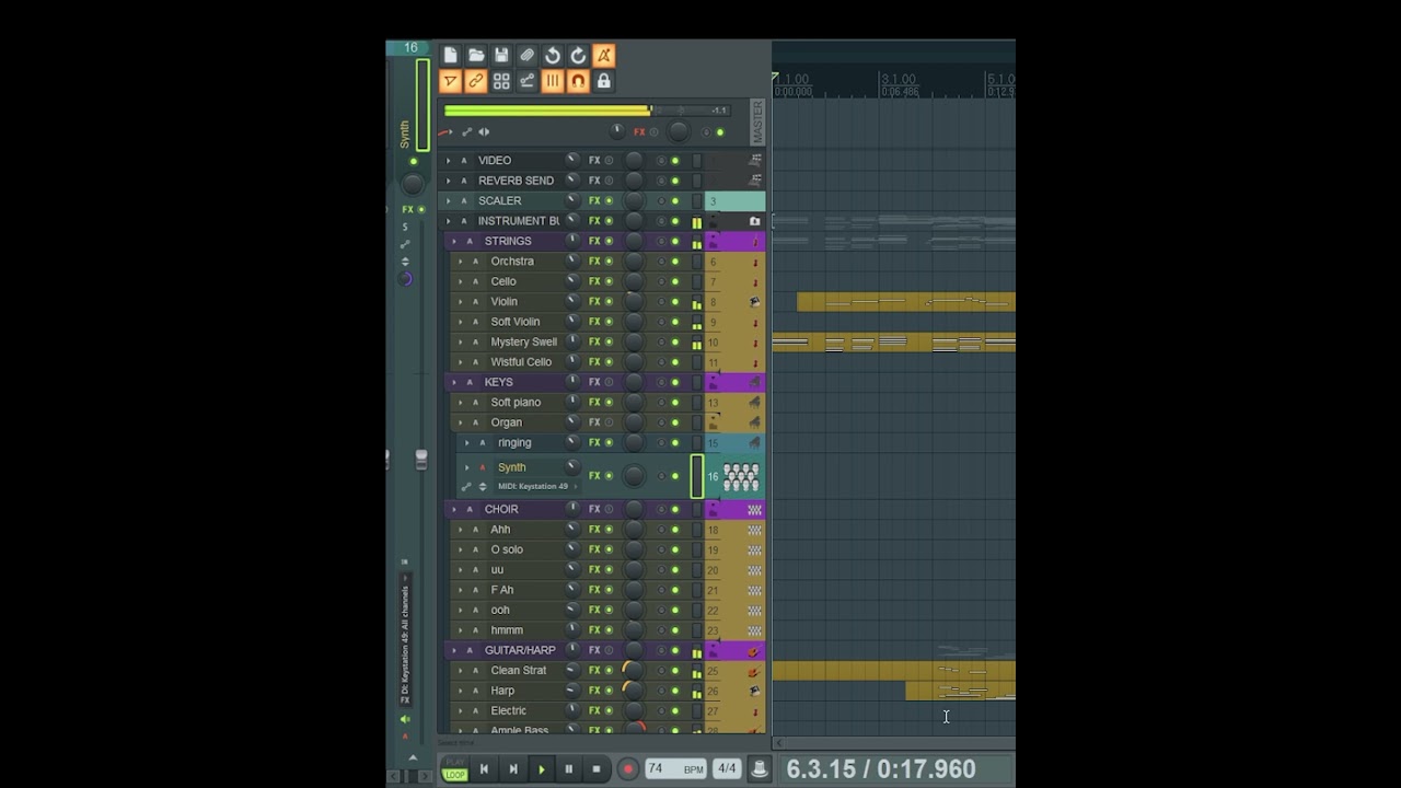 Beautiful ORCHESTRAL melody in Reaper