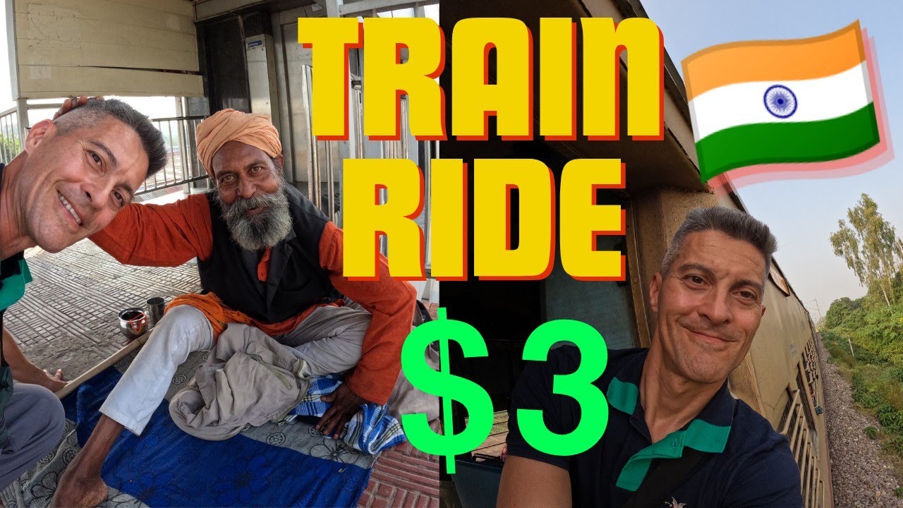 3 Train Ride INDIA $3 TRAIN RIDE #indianrailways #incredibleindia - YouTube