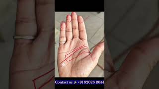 Impact Of Strong Mind Line 👑😇 #rishabhjithepalmist #palmistry #astrology #fortunetelling #palmist