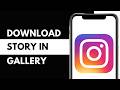 How To Download Instagram Story in Your Gallery