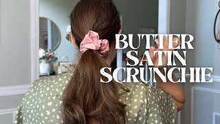 Butter soft satin scrunchies. This is an 8 pack on Amazon! Link is below. screenshot 5
