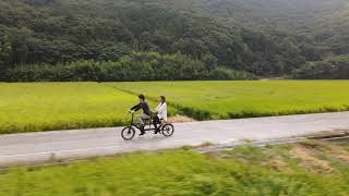 折畳み式タンデム自転車　一勝堂