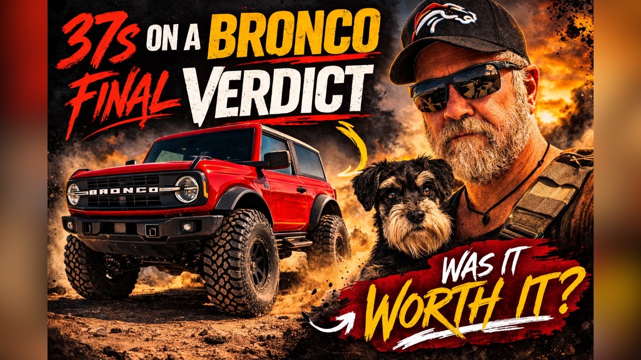 Я ездил на 37-дюймовых шинах на своем Bronco… Вот окончательный вердикт.