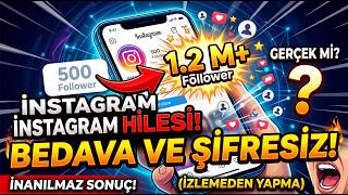 İnstagram Takipçi Hilesi Gerçek Mi? İnstagram Bedava Ve Şi̇fresi̇z Taki̇pçi̇ Arttirma