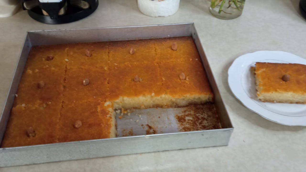 أسهل بسبوسة بدون بيض تحسبها قلب اللوز ولا أروع.