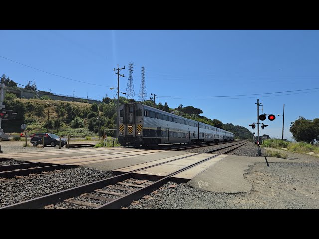 Amtrak Capitol Corridor #734 at Crockett Waterfront with CDTX