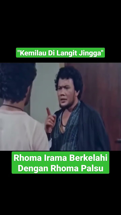 Rhoma Irama Berkelahi Dengan Rhoma Palsu #shorts #rhomairama #filmrhomairama #kemilaudilangitjingga