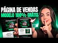 Como Criar PÁGINA DE VENDAS Em Minutos Com Modelo Grátis Criando Landing Page Do Zero mp3