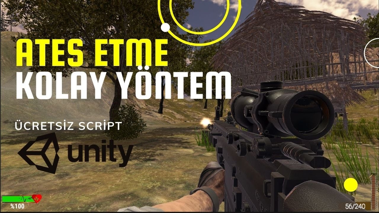 Unity Dersleri 7  - Ateş Etme  - Gun Fire System