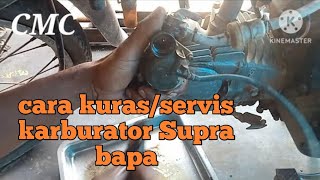 full cara servis karburator Supra, Supra x, Supra fit, Astera grand