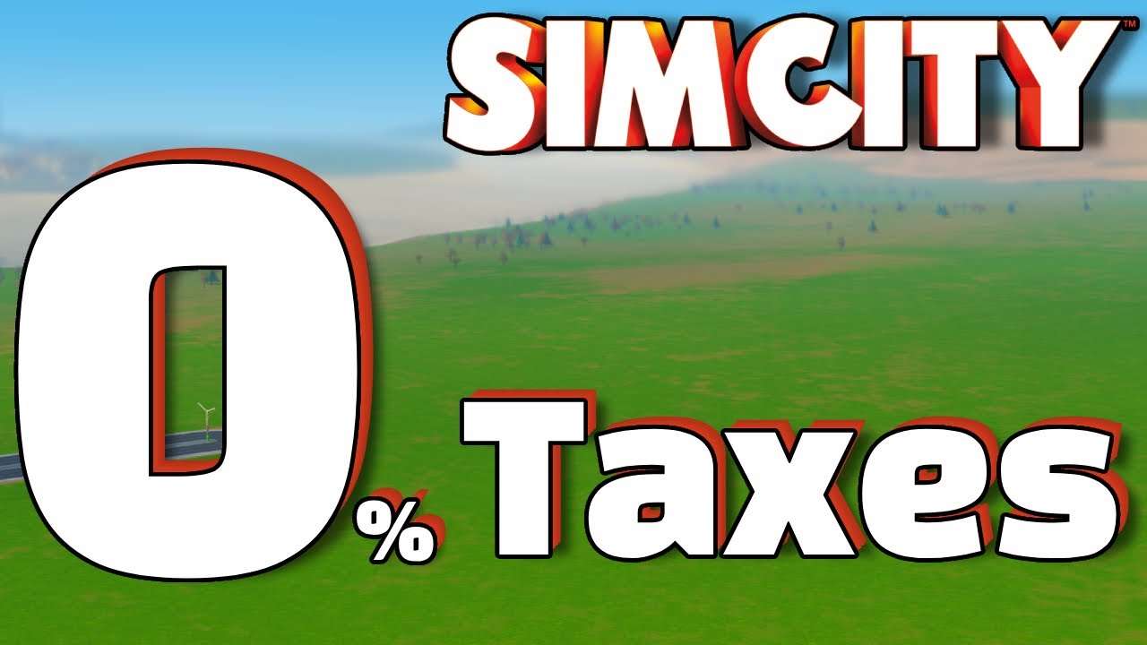 Город с 0% налогом... в SimCity