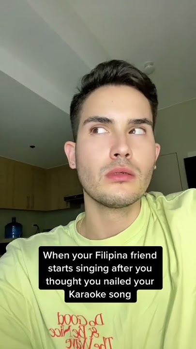 When your Filipina friend overshadows you at Karaoke Night 😰 #philippines