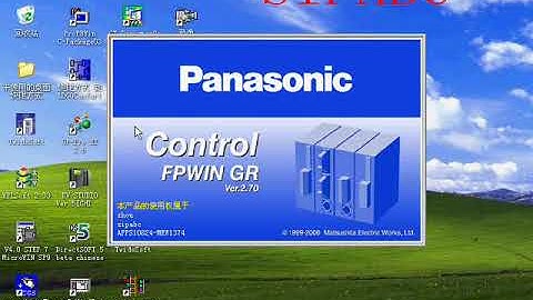 How to use panasonic usb cable USB FP1 program plc cable