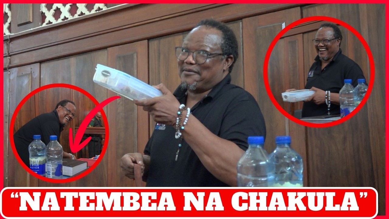 TUNDU LISSU AIBUKA NA BAKULI LA MSOSI NDANI YA CHUMBA CHA MAHAKAMA..