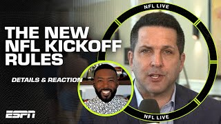 Adam Schefter details the NEW KICKOFF 👀 'More and SAFER football!' - Hawk is a fan | NFL Live