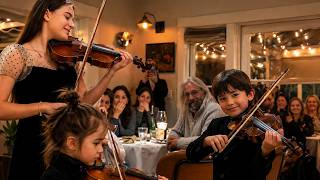 5 & 7-Year-Olds STUNNED the Whole Restaurant! The Most Unexpected Birthday Surprise for Dad