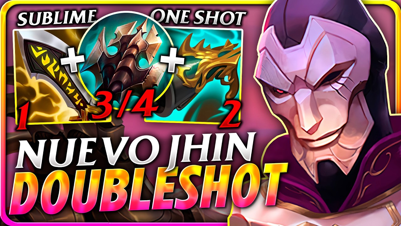 💀¡ONE SHOT en 1 SEGUNDO! ASÍ ES la BUILD MÁS HORRIBLE de JHIN *LOS 2 ULTIMOS DISPAROS al INSTANTE*