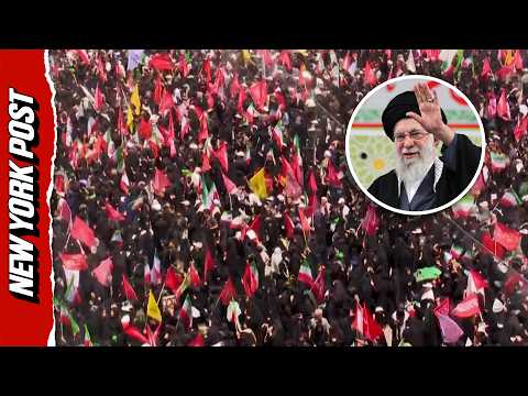Mass Crowds Fill Tehran for Second Day of Khamenei Farewell