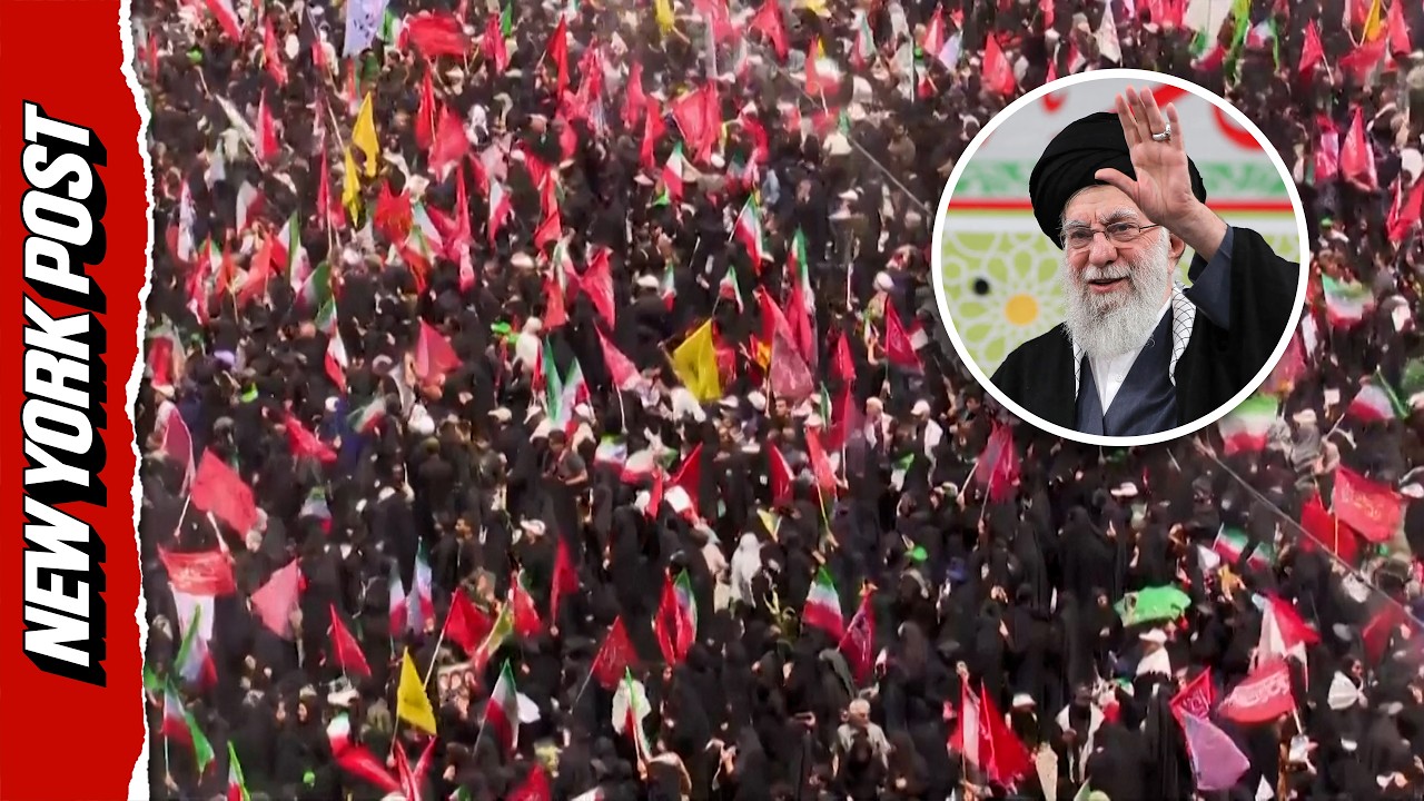 Massive Crowds Gather in Tehran for Day Two of Khamenei’s Farewell
