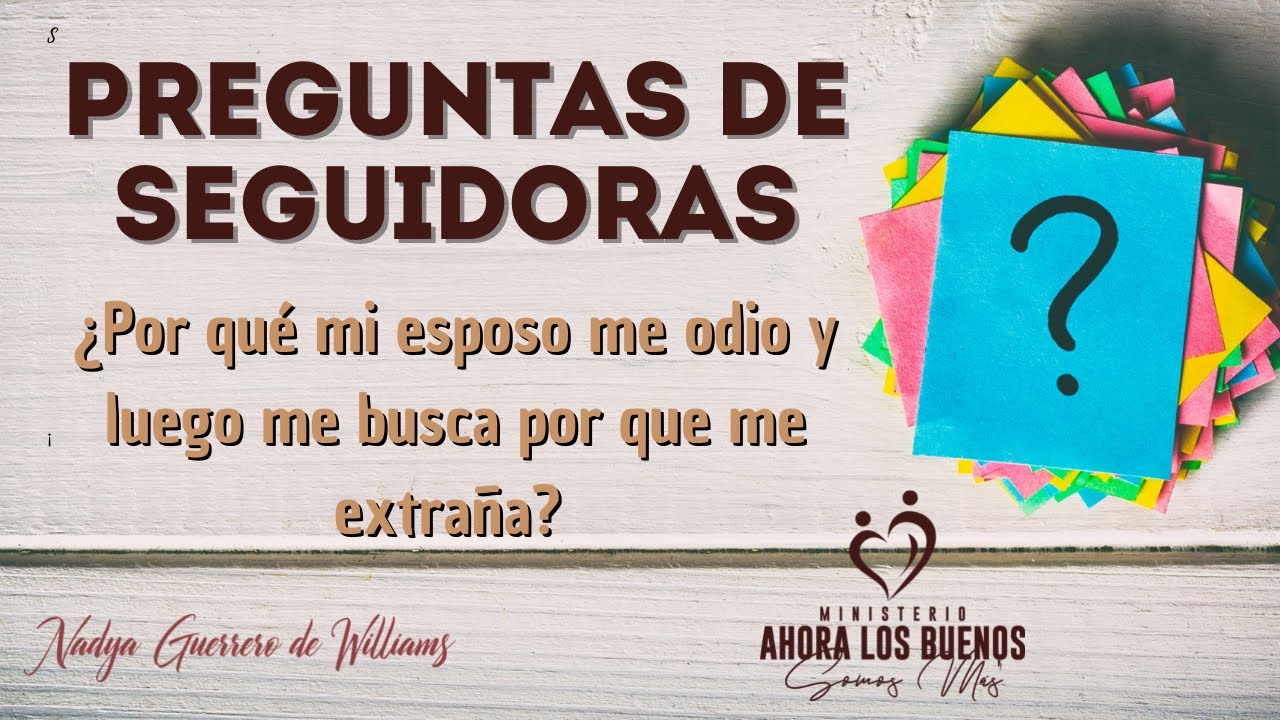 😒🙏 ¿Cómo entender a mi esposo inconverso? Caminando Bajo La Fe