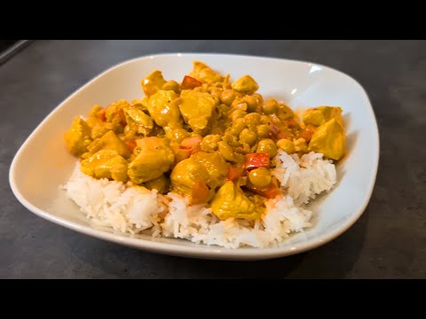 Das leckerste Indische Curry Rezept aller Zeiten! Einfach Kichererbsen und Hänchen hinzu geben