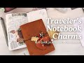 Travelers notebook charms and a short journal with me  mos burger collaboration