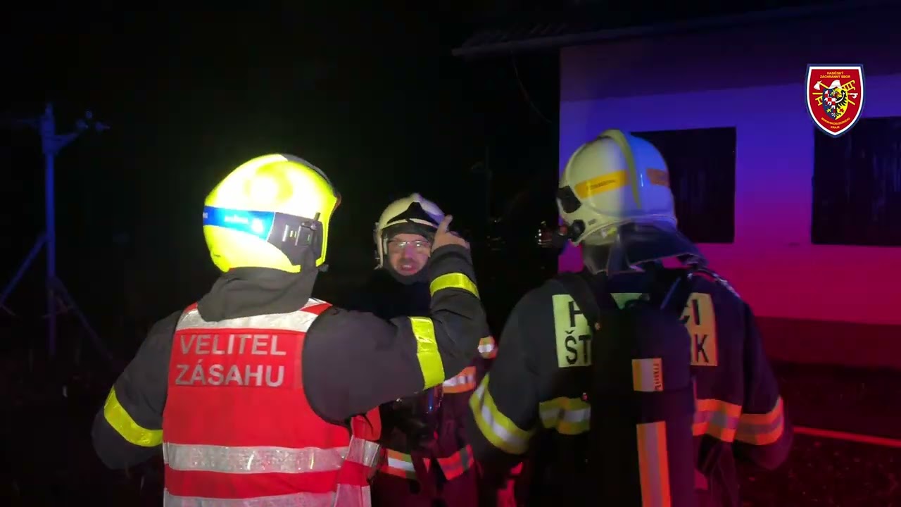 23.11.2025 Požár rekreační chaty, Kopřivnice | HZS MSK