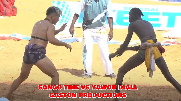 Première victoire de Songo Tine dans l'arène nationale contre Yawou Diall Gaston Productions