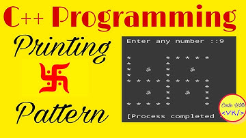 Print Swastik Pattern in C++ | star Patterns in c++ | #shorts #youtubeshorts #code | CodeWithVK