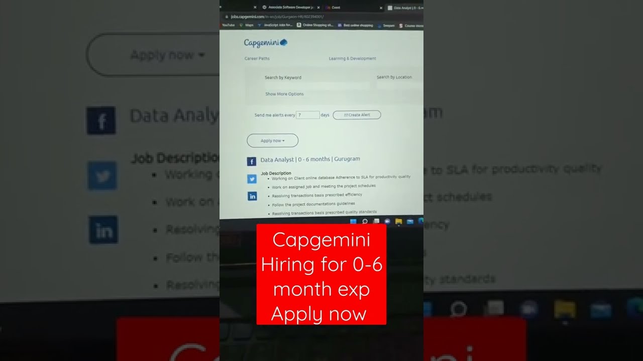 Job offer for 2021 and 2022 batch Apply now